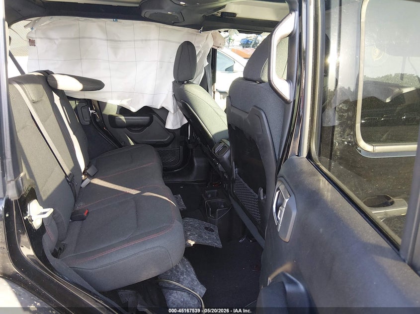 2024 Jeep Wrangler / VIN 1C4PJXFN3RW102300 IAAI salvage auction — FRONT & REAR, Salvage Title, sold $13,100 on 2026-07-31 (photo 8)