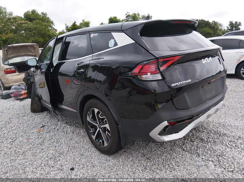 2024 Kia Sportage VIN 5XYK33DF1RG215183 IAAI salvage auction — FRONT & REAR, Salvage Title, sold $4,550 on 2026-07-16 (photo 3)