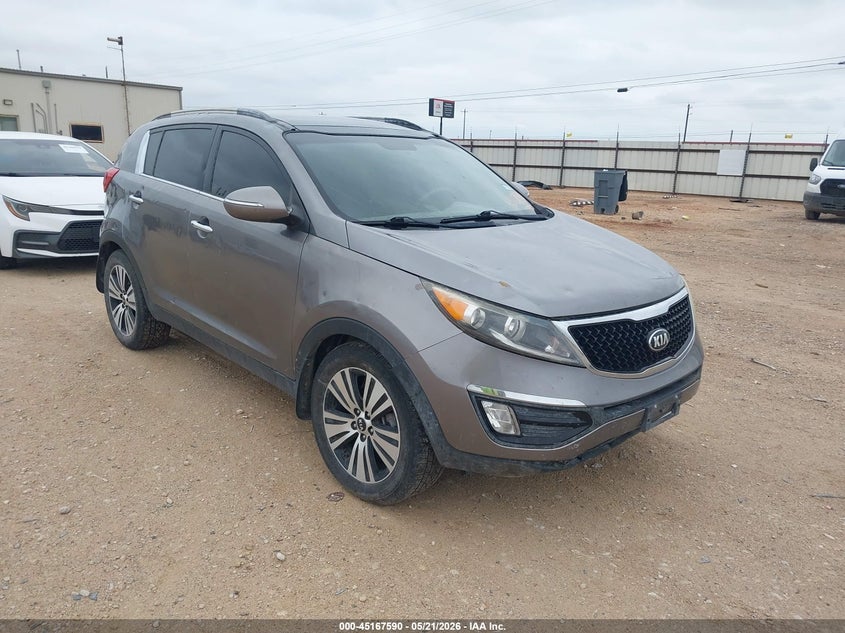 2014 Kia Sportage VIN KNDPC3AC9E7563613 IAAI salvage auction — HAIL, Original (Texas), sold $1,650 on 2026-07-30 (photo 1)