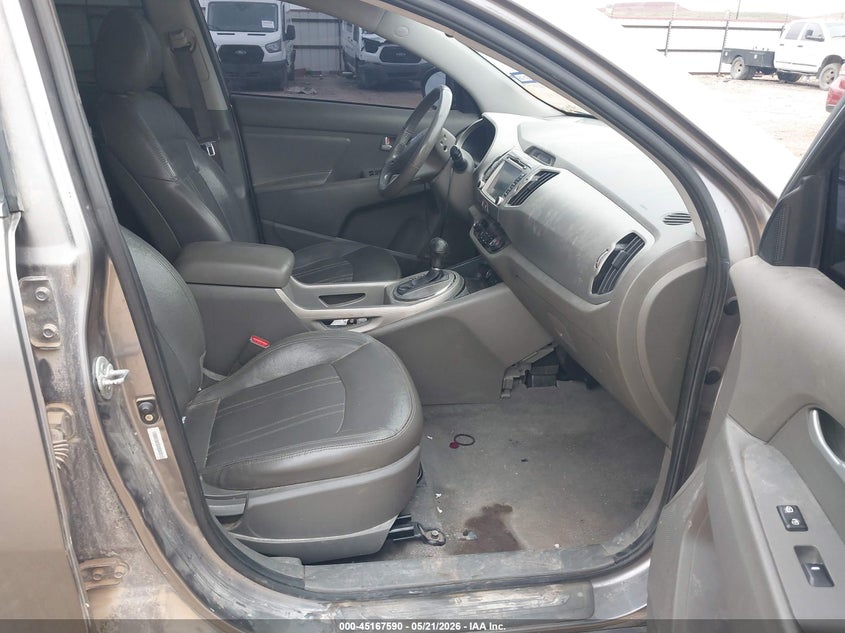 2014 Kia Sportage VIN KNDPC3AC9E7563613 IAAI salvage auction — HAIL, Original (Texas), sold $1,650 on 2026-07-30 (photo 5)