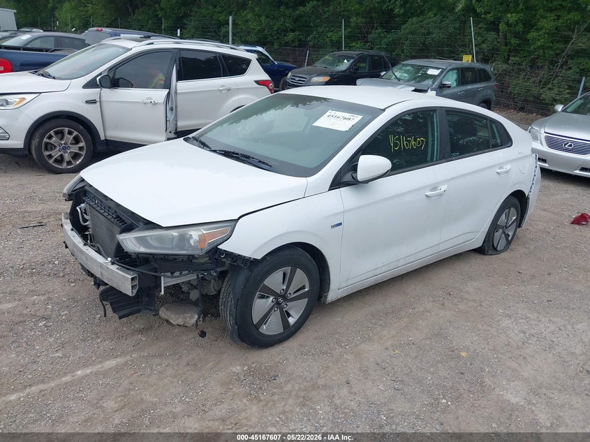 2018 Hyundai Ioniq VIN KMHC65LC4JU099569 IAAI salvage auction — FRONT & REAR, Salvage Title, sold $1,750 on 2026-08-01 (photo 2)