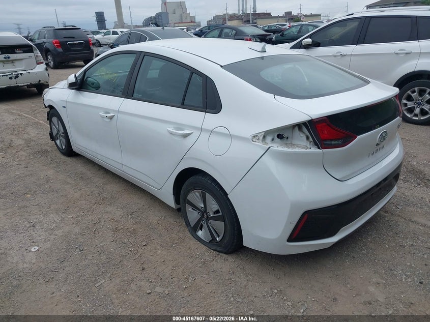 2018 Hyundai Ioniq VIN KMHC65LC4JU099569 IAAI salvage auction — FRONT & REAR, Salvage Title, sold $1,750 on 2026-08-01 (photo 3)