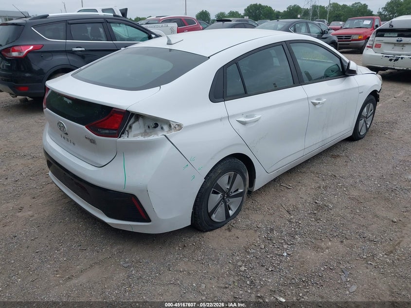 2018 Hyundai Ioniq VIN KMHC65LC4JU099569 IAAI salvage auction — FRONT & REAR, Salvage Title, sold $1,750 on 2026-08-01 (photo 4)