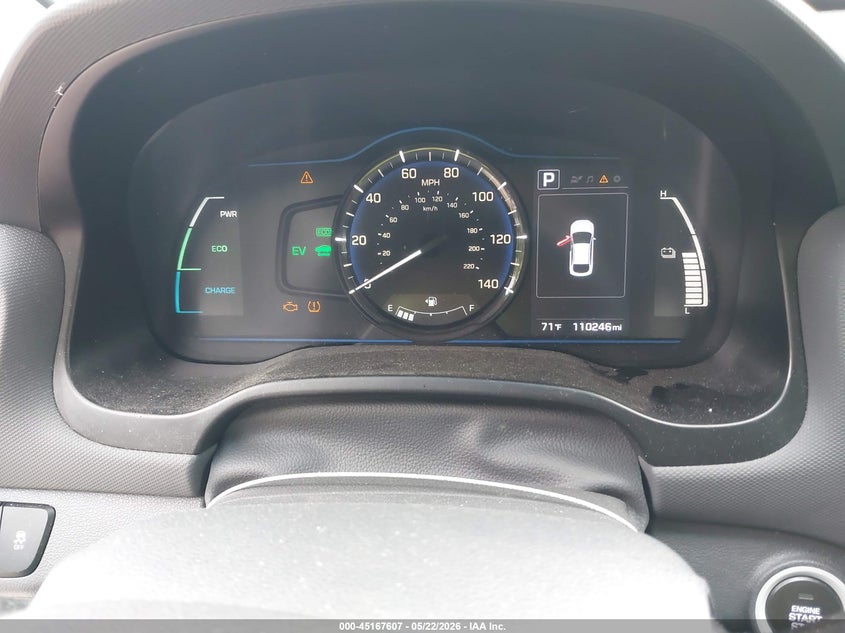 2018 Hyundai Ioniq VIN KMHC65LC4JU099569 IAAI salvage auction — FRONT & REAR, Salvage Title, sold $1,750 on 2026-08-01 (photo 7)