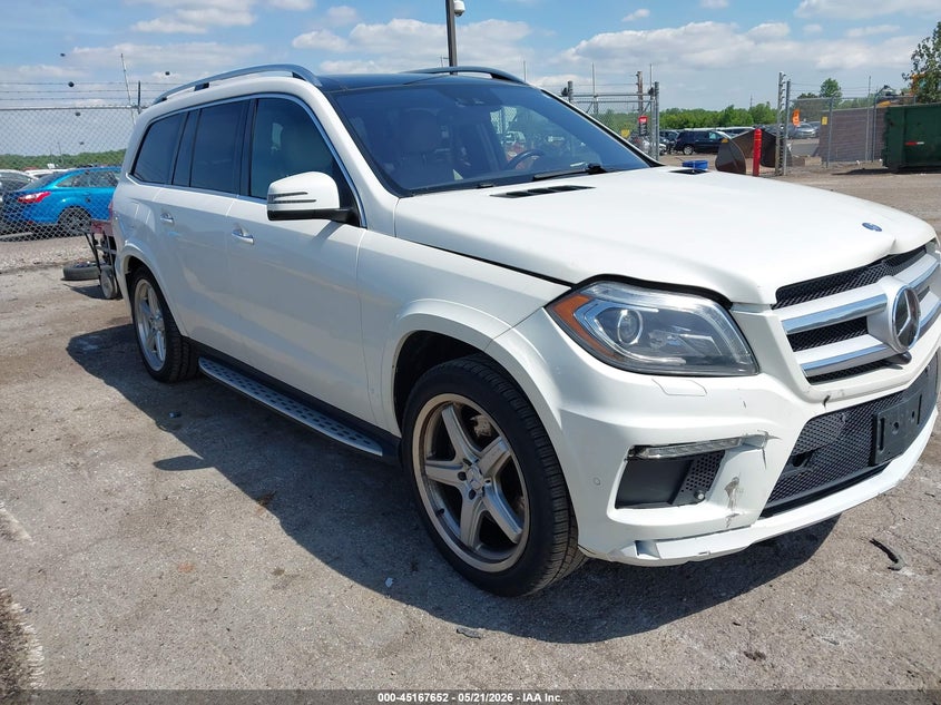 2015 Mercedes-benz Gl-klasse VIN 4JGDF7DE5FA521597 IAAI salvage auction — FRONT END, Clear (Michigan), sold $2,600 on 2026-07-09 (photo 1)