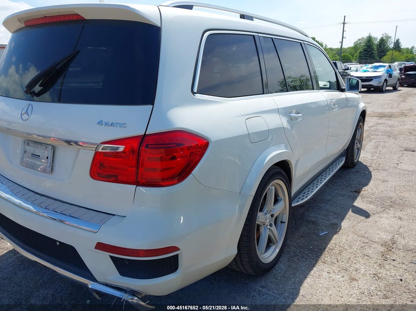 2015 Mercedes-benz Gl-klasse VIN 4JGDF7DE5FA521597 IAAI salvage auction — FRONT END, Clear (Michigan), sold $2,600 on 2026-07-09 (photo 4)