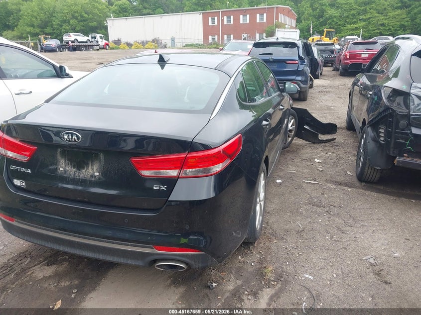 2018 Kia Optima VIN 5XXGU4L35JG233128 IAAI salvage auction — FRONT END, Salvage (Massachusetts), sold $25 on 2026-07-21 (photo 4)