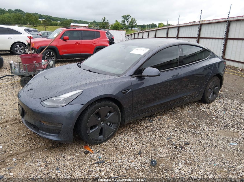 2021 Tesla Model 3 VIN 5YJ3E1EA1MF059913 IAAI salvage auction — FRONT END, Salvage (Arkansas), sold $8,700 on 2026-07-16 (photo 2)