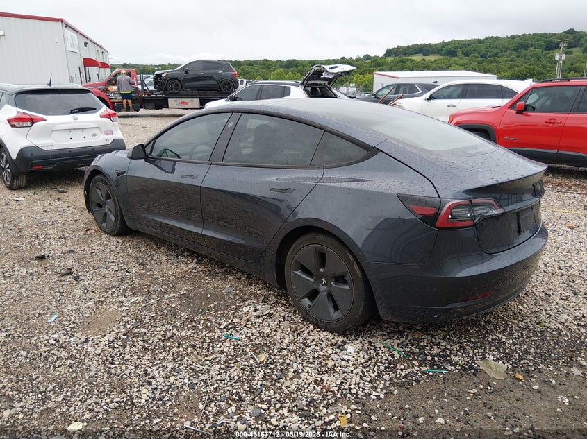 2021 Tesla Model 3 VIN 5YJ3E1EA1MF059913 IAAI salvage auction — FRONT END, Salvage (Arkansas), sold $8,700 on 2026-07-16 (photo 3)