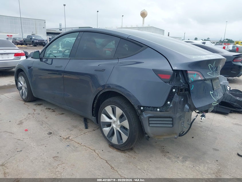 2022 Tesla Model y VIN 7SAYGDEE9NF385306 IAAI salvage auction — REAR END, Original (Texas), sold $9,200 on 2026-07-30 (photo 3)