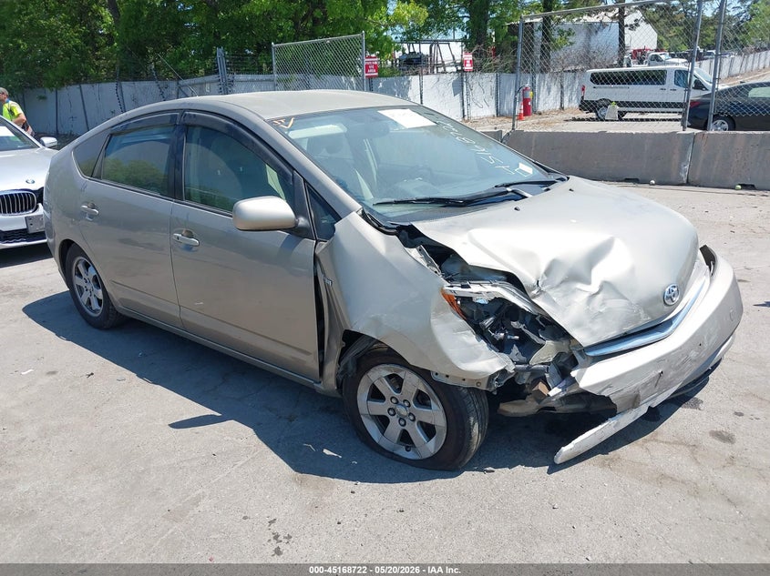 2007 Toyota Prius VIN JTDKB20U973263744 IAAI salvage auction — FRONT END, Clear (Virginia), sold $425 on 2026-07-07 (photo 1)
