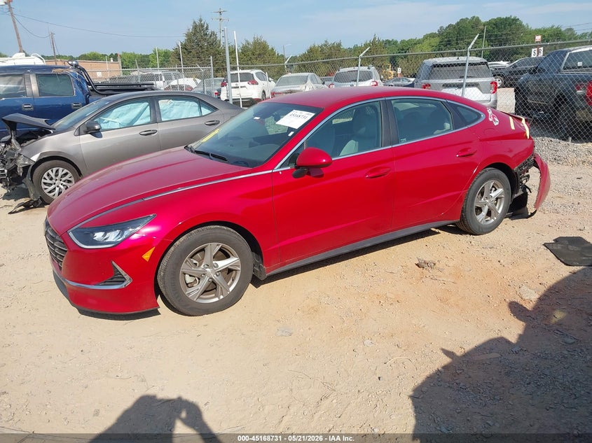 2022 Hyundai Sonata VIN 5NPEG4JA9NH144012 IAAI salvage auction — REAR END, Salvage (North Carolina), sold $4,000 on 2026-07-13 (photo 2)