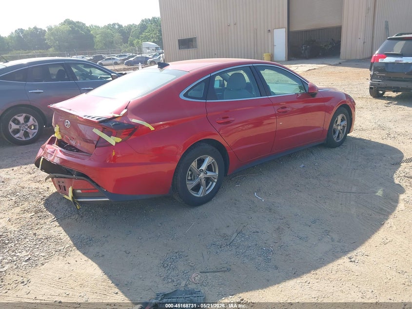 2022 Hyundai Sonata VIN 5NPEG4JA9NH144012 IAAI salvage auction — REAR END, Salvage (North Carolina), sold $4,000 on 2026-07-13 (photo 4)