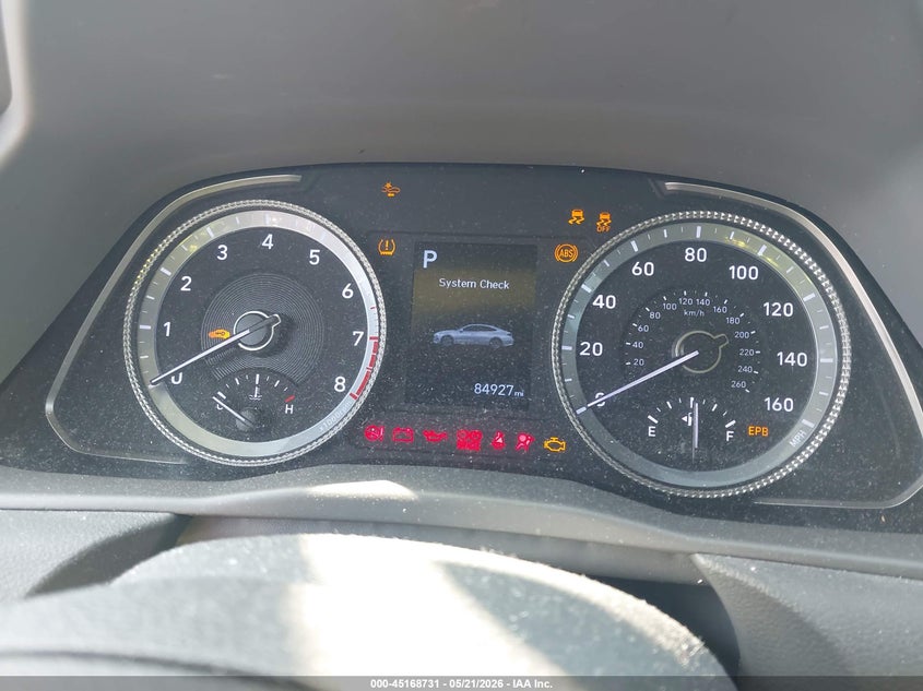 2022 Hyundai Sonata VIN 5NPEG4JA9NH144012 IAAI salvage auction — REAR END, Salvage (North Carolina), sold $4,000 on 2026-07-13 (photo 7)