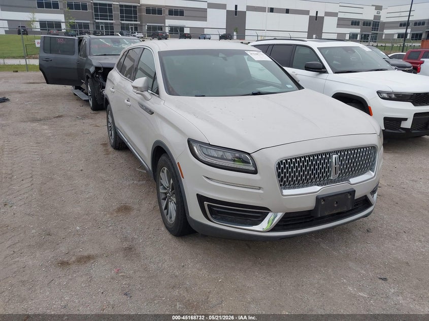 2019 Lincoln Nautilus VIN 2LMPJ6K92KBL18990 IAAI salvage auction — HAIL, Original (Texas), sold $7,000 on 2026-07-14 (photo 1)