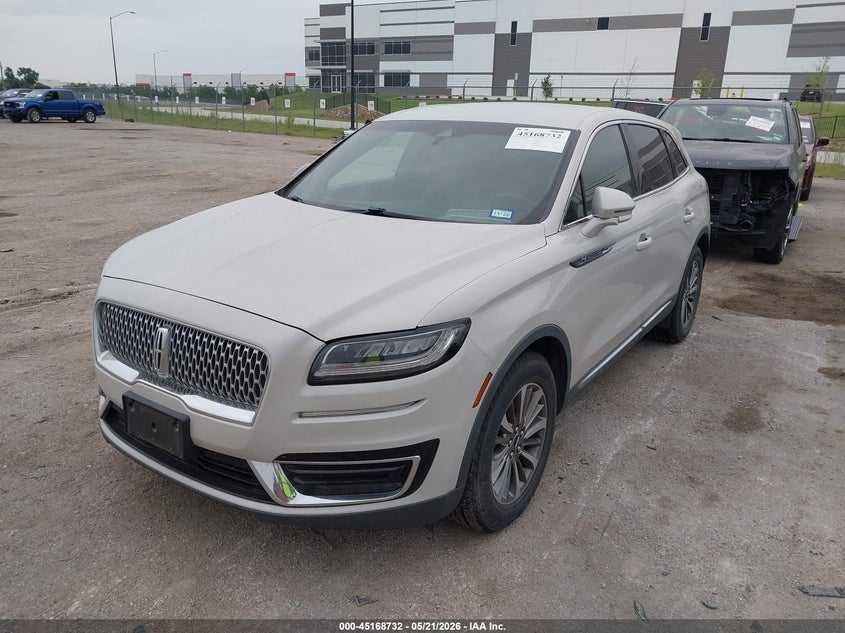 2019 Lincoln Nautilus VIN 2LMPJ6K92KBL18990 IAAI salvage auction — HAIL, Original (Texas), sold $7,000 on 2026-07-14 (photo 2)