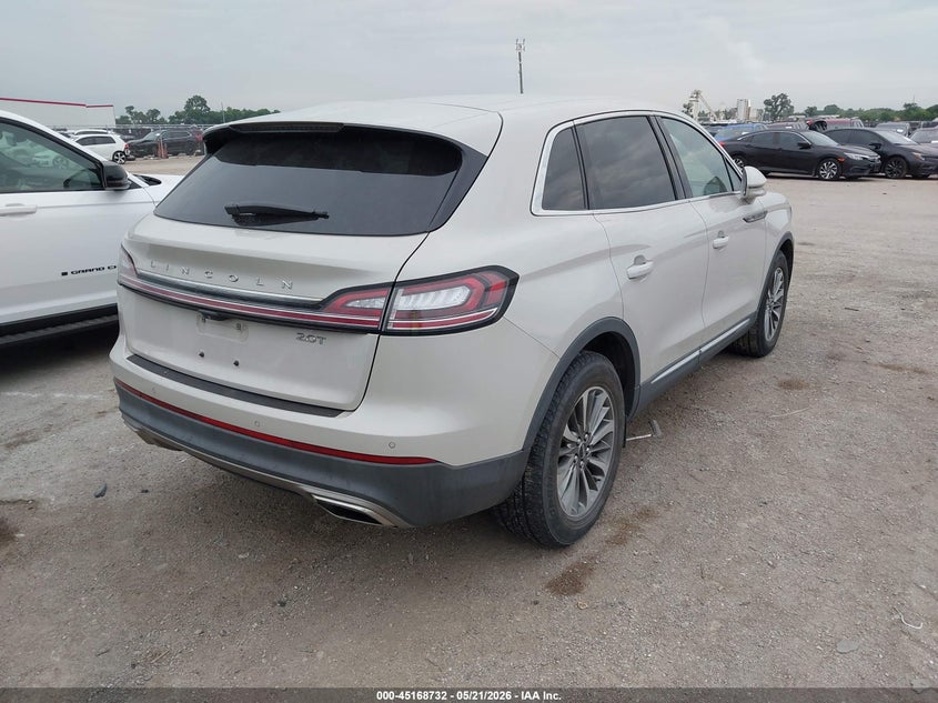 2019 Lincoln Nautilus VIN 2LMPJ6K92KBL18990 IAAI salvage auction — HAIL, Original (Texas), sold $7,000 on 2026-07-14 (photo 4)