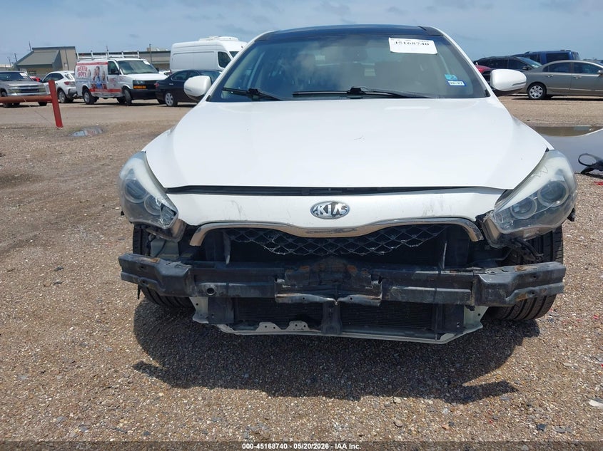 2014 Kia Cadenza VIN KNALN4D79E5167350 IAAI salvage auction — FRONT & REAR, Salvage (Texas), sold $875 on 2026-08-01 (photo 6)