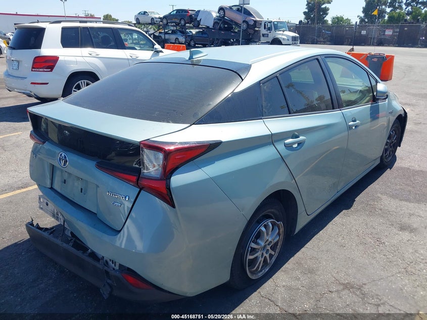 2020 Toyota Prius VIN JTDKARFU9L3114117 IAAI salvage auction — FRONT END, Salvage (California), sold $2,600 on 2026-07-06 (photo 4)