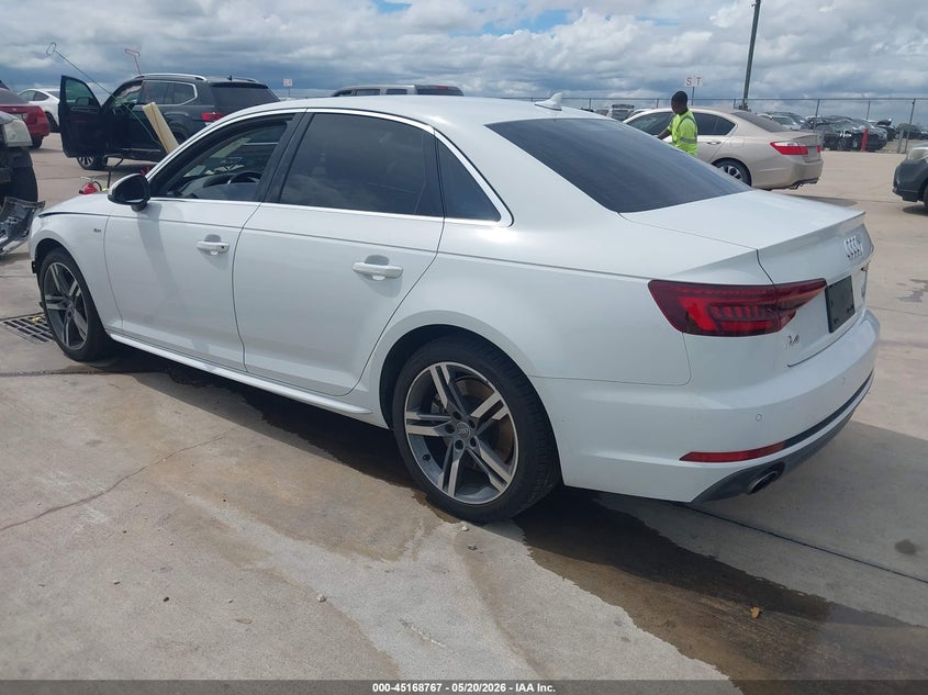 2018 Audi A4 VIN WAUENAF45JA136978 IAAI salvage auction — FRONT END, Original (Texas), sold $6,700 on 2026-07-31 (photo 3)