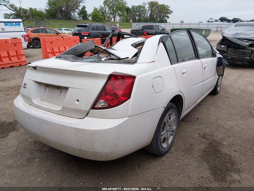 2004 Saturn Ion VIN 1G8AJ52F74Z228489 IAAI salvage auction — STORM DAMAGE, Salvage (Nebraska), sold $550 on 2026-07-09 (photo 4)