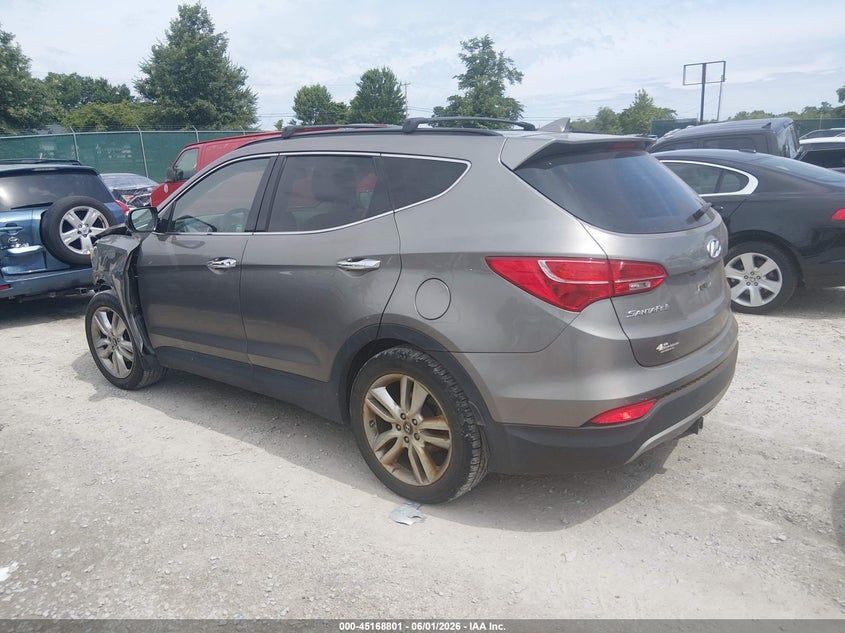 2013 Hyundai Santa fe VIN 5XYZU3LA0DG105008 IAAI salvage auction — FRONT END, Salvage (Kentucky), sold $1,200 on 2026-07-27 (photo 3)