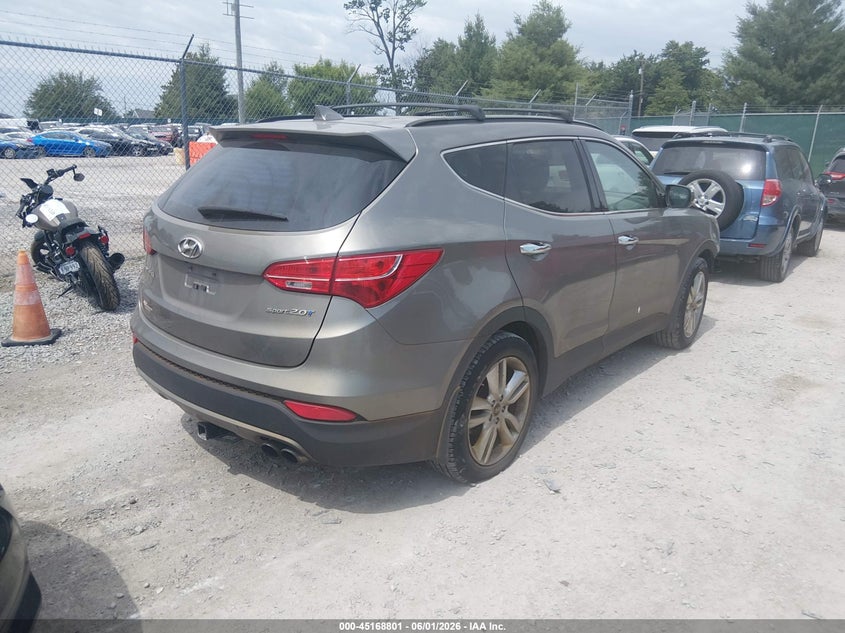 2013 Hyundai Santa fe VIN 5XYZU3LA0DG105008 IAAI salvage auction — FRONT END, Salvage (Kentucky), sold $1,200 on 2026-07-27 (photo 4)