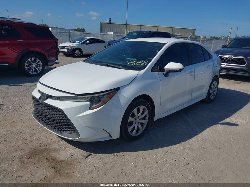 2021 Toyota Corolla VIN 5YFEPMAE8MP200557 IAAI salvage auction — REAR END, Salvage Title, sold $3,750 on 2026-08-01 (photo 2)
