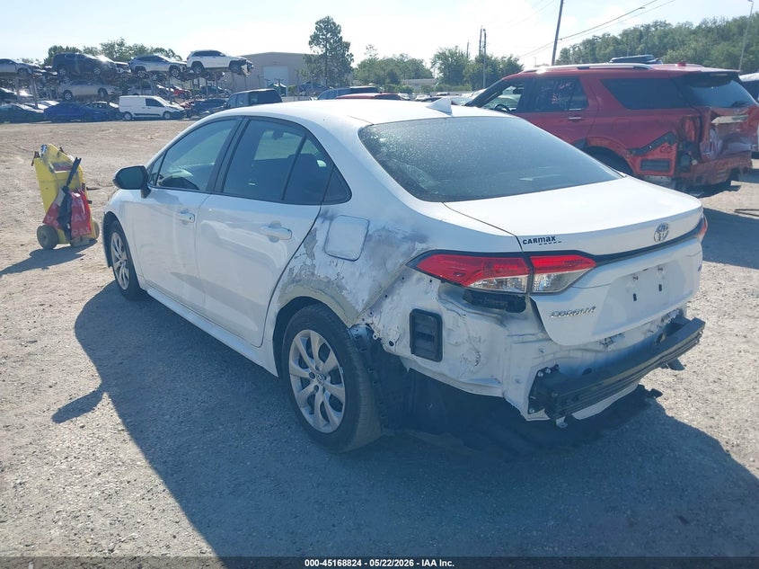 2021 Toyota Corolla VIN 5YFEPMAE8MP200557 IAAI salvage auction — REAR END, Salvage Title, sold $3,750 on 2026-08-01 (photo 3)