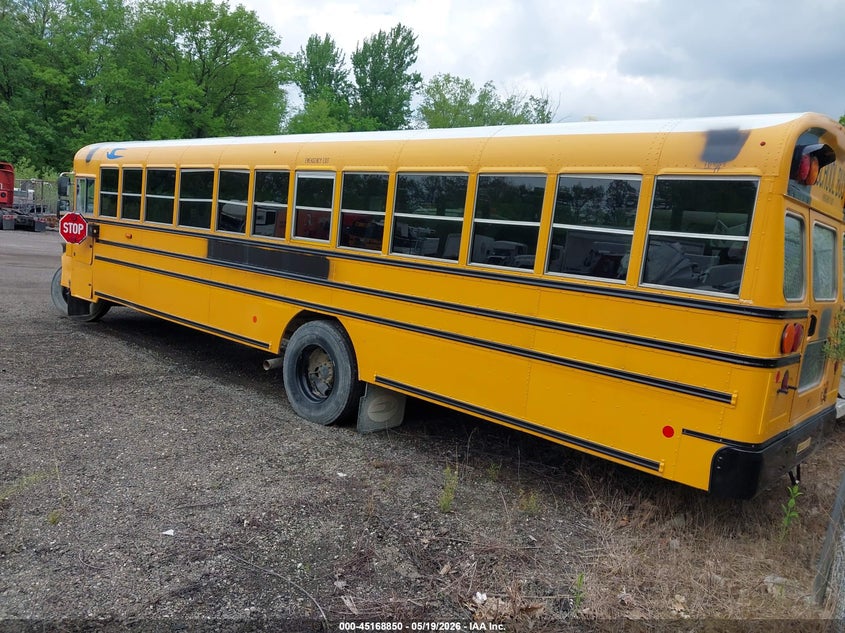 2019 Blue bird School bus / transit bus VIN 1BAKGCEA8KF354396 IAAI salvage auction — FRONT END, Clear (Michigan), sold $1,700 on 2026-07-08 (photo 3)