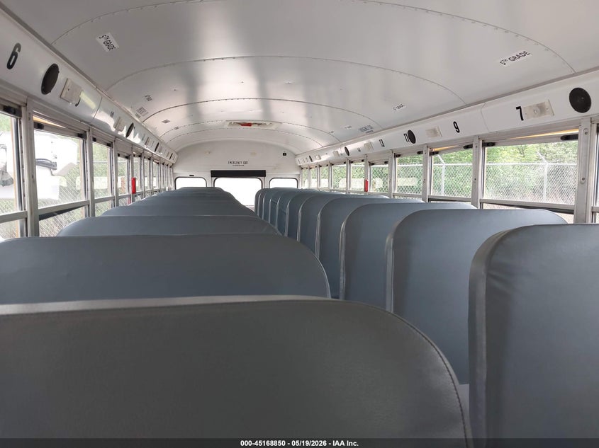 2019 Blue bird School bus / transit bus VIN 1BAKGCEA8KF354396 IAAI salvage auction — FRONT END, Clear (Michigan), sold $1,700 on 2026-07-08 (photo 8)