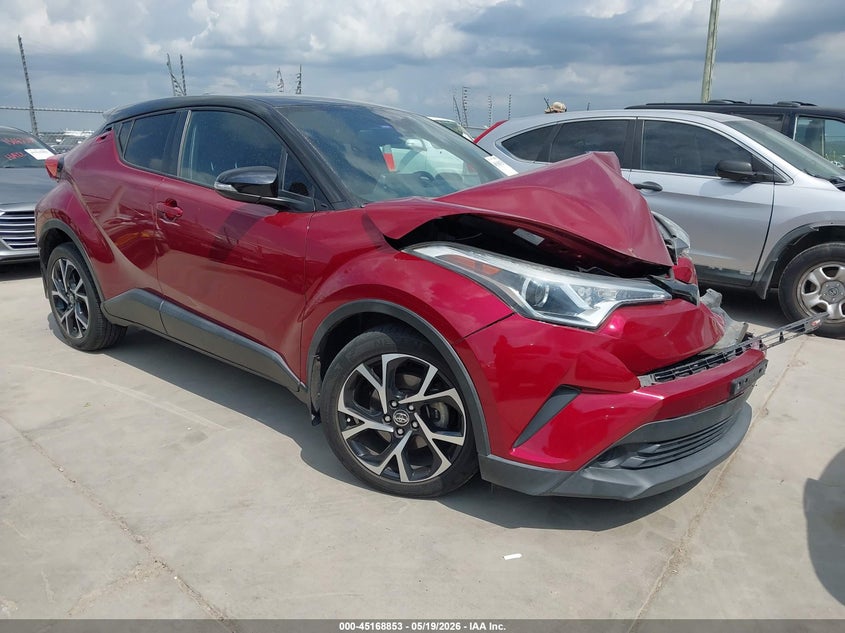 2019 Toyota C-hr VIN NMTKHMBX0KR086945 IAAI salvage auction — LEFT FRONT, Original (Texas), sold $4,975 on 2026-07-07 (photo 1)