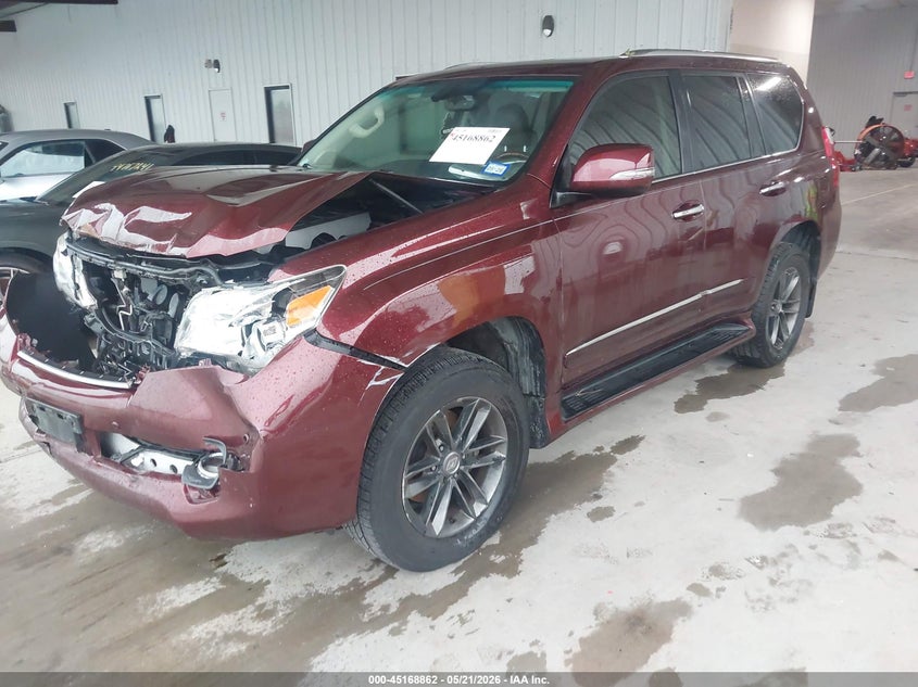 2013 Lexus Gx VIN JTJJM7FX0D5059139 IAAI salvage auction — FRONT END, Original (Texas), sold $9,000 on 2026-07-10 (photo 2)