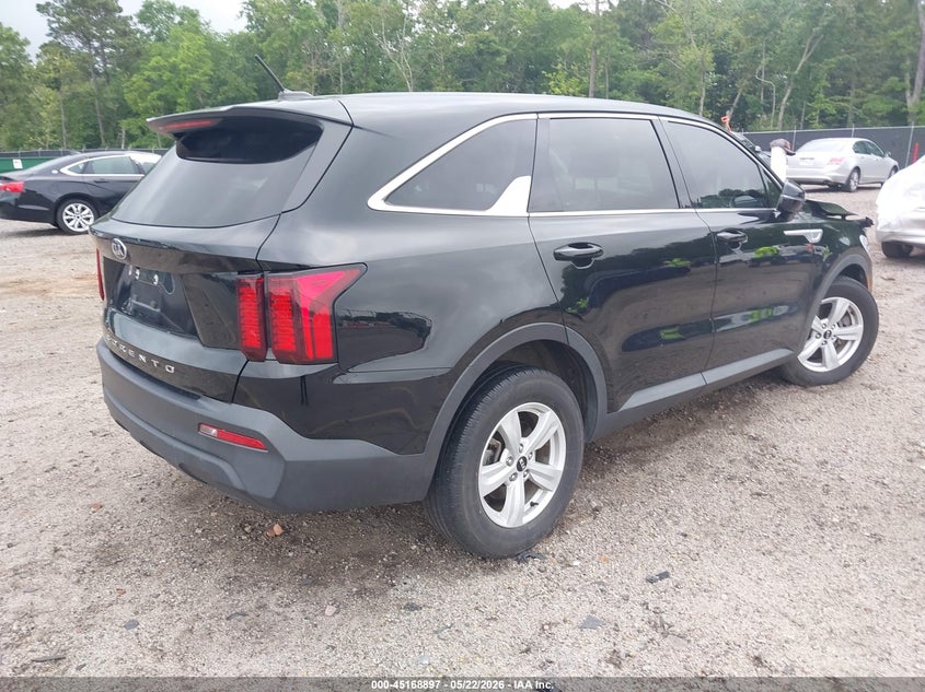2021 Kia Sorento VIN 5XYRG4LC3MG062458 IAAI salvage auction — FRONT END, Salvage (South Carolina), sold $4,150 on 2026-07-15 (photo 4)