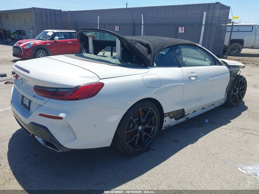 2024 BMW 8er VIN WBAFY4C00RCR44282 IAAI salvage auction — FRONT END, Salvage (California), sold $25,850 on 2026-07-20 (photo 4)