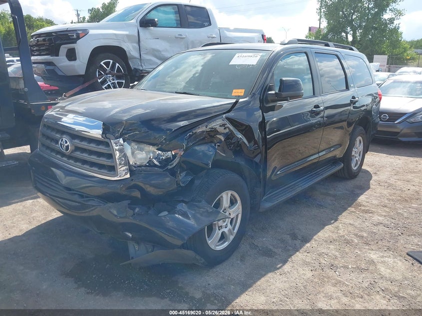2016 Toyota Sequoia VIN 5TDBW5G16GS136725 IAAI salvage auction — LEFT FRONT, Clear (Oklahoma), sold $5,500 on 2026-07-29 (photo 2)