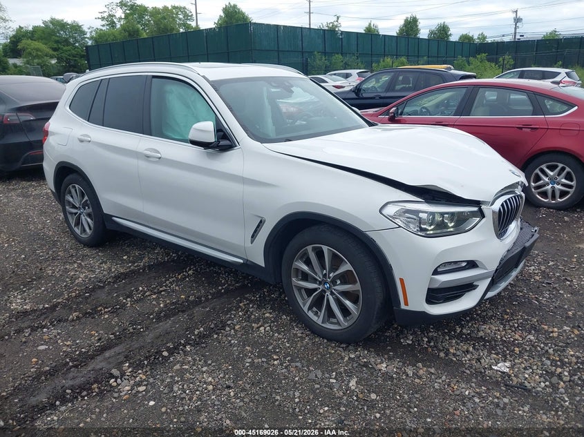 2018 BMW X3 VIN 5UXTR9C54JLD90164 IAAI salvage auction — FRONT END, Mv-907A (New York), sold $5,950 on 2026-07-14 (photo 1)