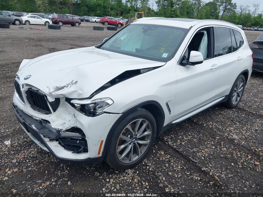 2018 BMW X3 VIN 5UXTR9C54JLD90164 IAAI salvage auction — FRONT END, Mv-907A (New York), sold $5,950 on 2026-07-14 (photo 2)