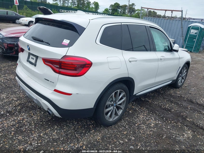 2018 BMW X3 VIN 5UXTR9C54JLD90164 IAAI salvage auction — FRONT END, Mv-907A (New York), sold $5,950 on 2026-07-14 (photo 4)