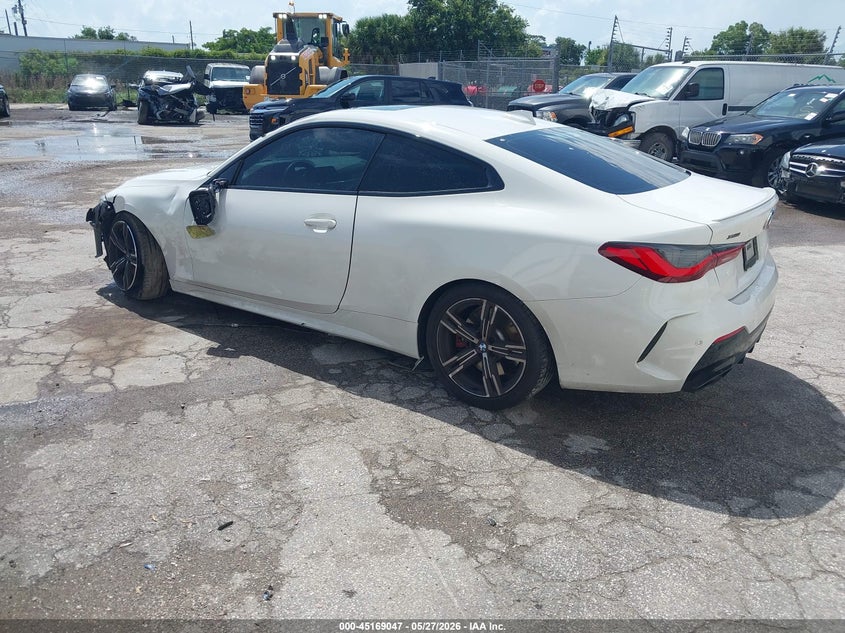2021 BMW 4er VIN WBA13AR09MCF19217 IAAI salvage auction — FRONT END, Wait Title, sold $16,900 on 2026-08-20 (photo 3)