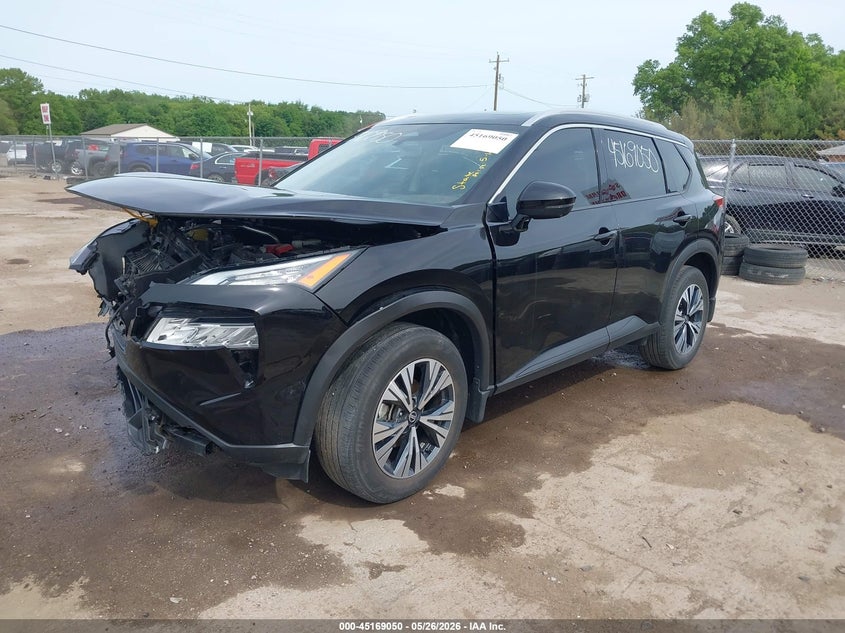 2021 Nissan Rogue VIN JN8AT3BBXMW234908 IAAI salvage auction — FRONT END, Salvage (Indiana), sold $5,600 on 2026-07-07 (photo 2)