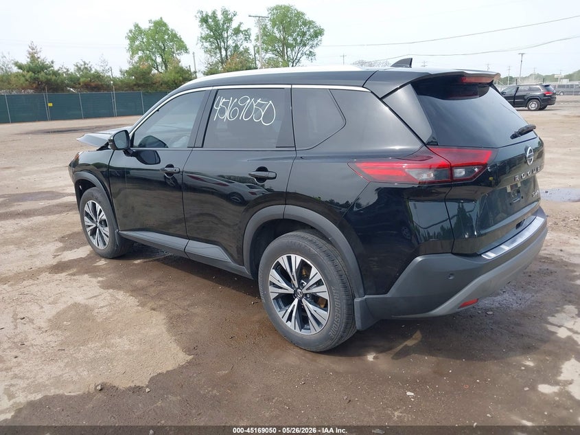 2021 Nissan Rogue VIN JN8AT3BBXMW234908 IAAI salvage auction — FRONT END, Salvage (Indiana), sold $5,600 on 2026-07-07 (photo 3)