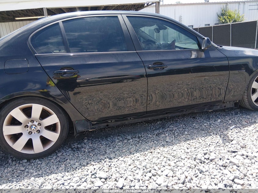 2004 BMW 5 series VIN WBANA73544B806594 IAAI salvage auction — RIGHT SIDE, Repossession Paperwork (Georgia), sold $500 on 2026-08-02 (photo 6)