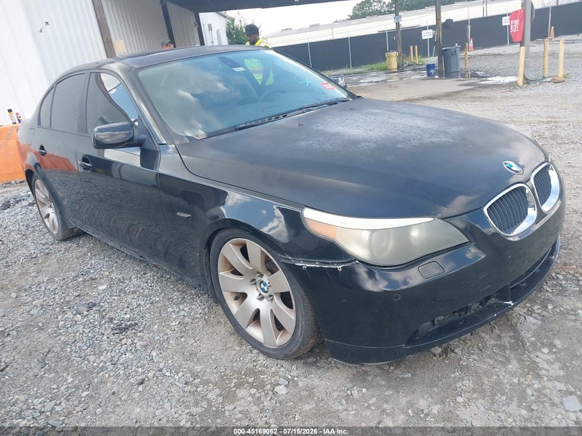 2004 BMW 5 series VIN WBANA73544B806594 IAAI salvage auction — RIGHT SIDE, Repossession Paperwork (Georgia), sold $500 on 2026-08-02 (photo 1)