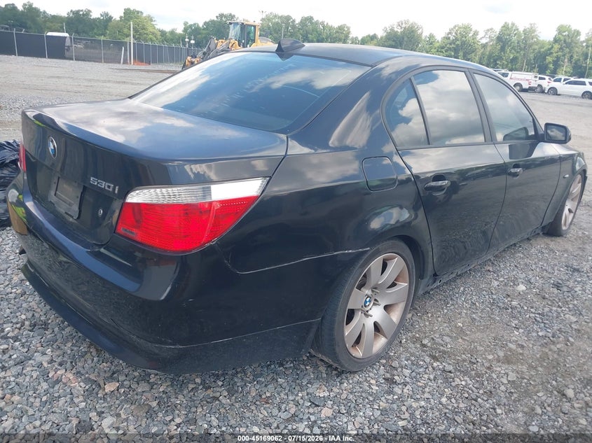 2004 BMW 5 series VIN WBANA73544B806594 IAAI salvage auction — RIGHT SIDE, Repossession Paperwork (Georgia), sold $500 on 2026-08-02 (photo 4)