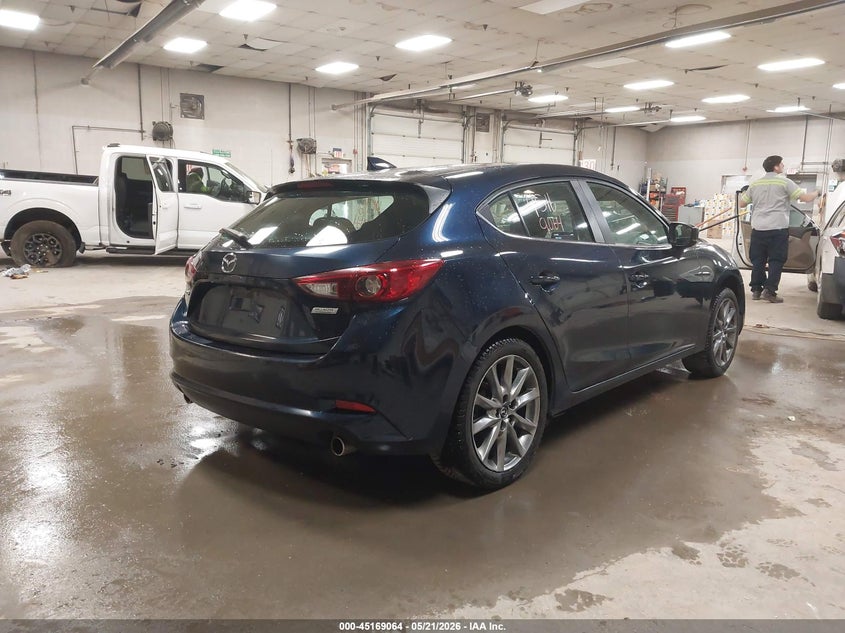 2018 Mazda 3 VIN 3MZBN1L39JM240729 IAAI salvage auction — LEFT SIDE, Salvage Title, sold $1,600 on 2026-08-02 (photo 4)