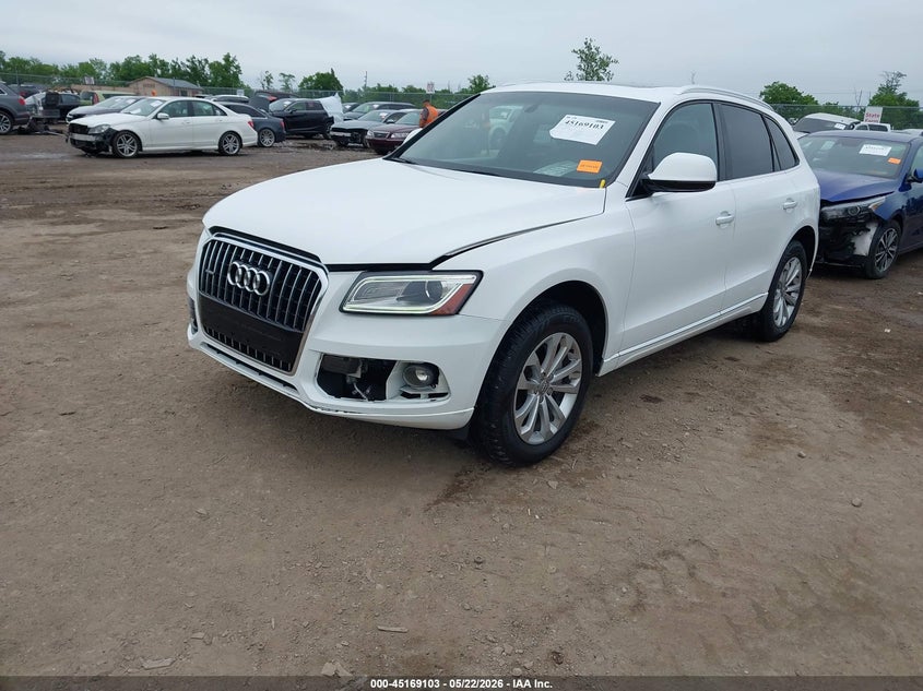 2017 Audi Q5 VIN WA1C2AFP3HA070271 IAAI salvage auction — FRONT END, Salvage (Ohio), sold $2,650 on 2026-07-18 (photo 2)