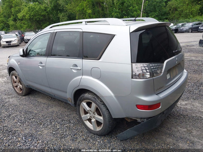 2008 Mitsubishi Outlander VIN JA4MT41X18Z007455 IAAI salvage auction — NORMAL WEAR, Clear (Virginia), sold $425 on 2026-07-21 (photo 3)