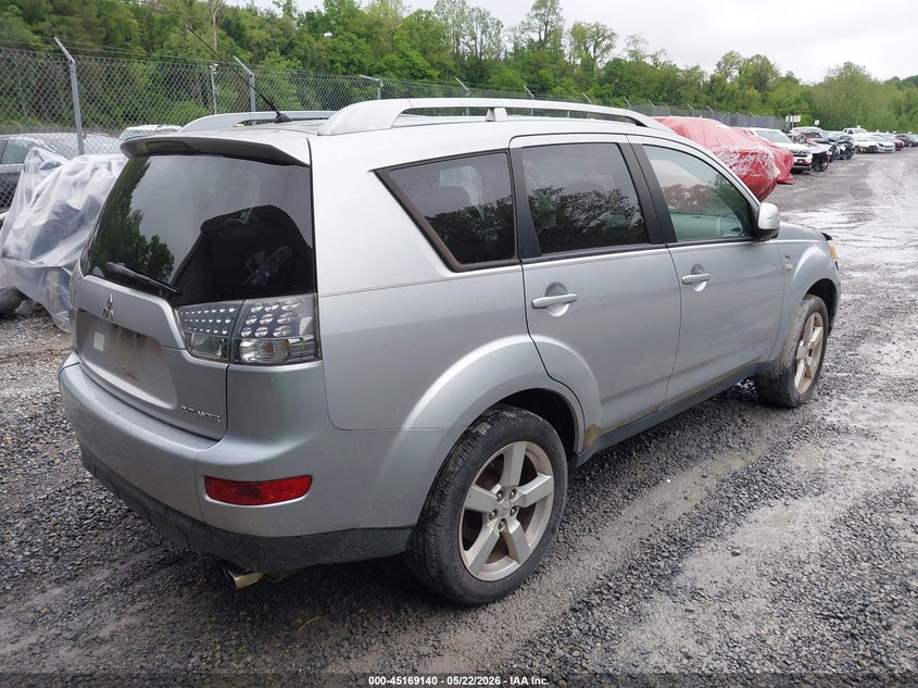 2008 Mitsubishi Outlander VIN JA4MT41X18Z007455 IAAI salvage auction — NORMAL WEAR, Clear (Virginia), sold $425 on 2026-07-21 (photo 4)