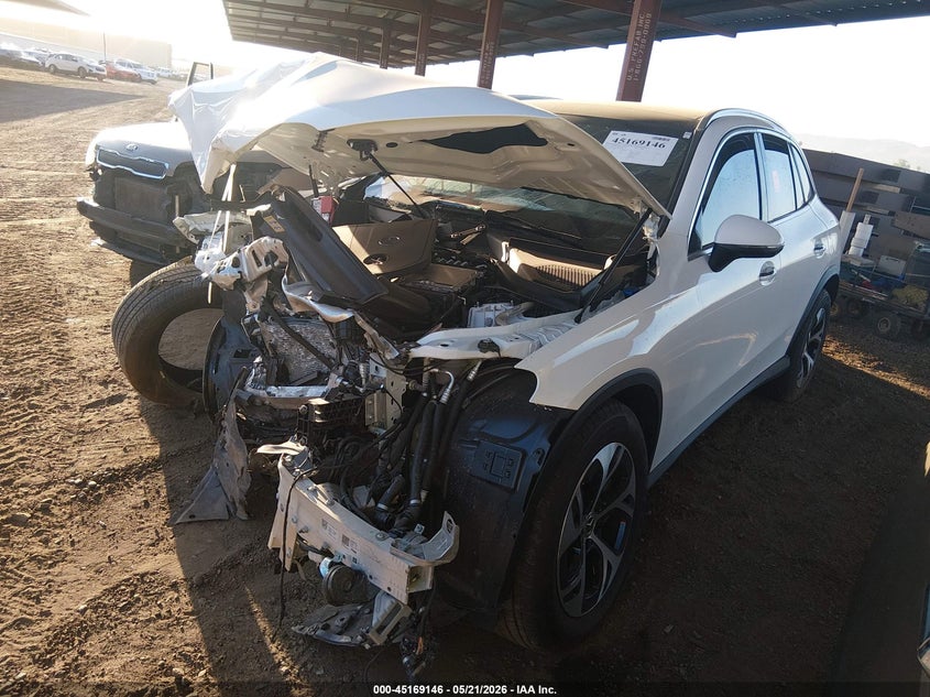 2026 Mercedes-benz Glc VIN W1NKM5GB5TF443854 IAAI salvage auction — FRONT END, Salvage (Arizona), sold $10,300 on 2026-07-13 (photo 2)